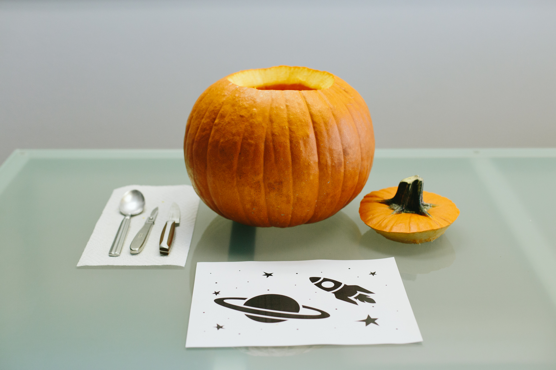 solar system pumpkin carving